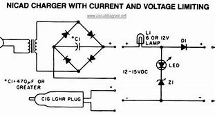 Image result for NiCad Battery Charger Circuit Diagram