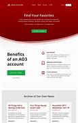 Image result for AO3 Website Homepage