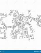 Image result for Tlaloc Aztec God Outline