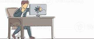 Image result for Punching Your Computer Cartoon