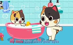 Image result for Baby Bus Kitten Bath