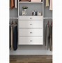 Image result for White Wood Closet Organizers