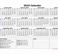 Image result for 2019 Holiday Calendar
