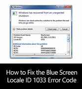 Image result for How to Fix Local ID 1033 Windows 1.0 Error