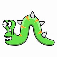 Image result for Worm Monster Cartoon