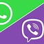 Image result for Viber We Chat Whats App Telegram Logo