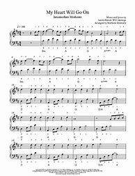 Image result for My Heart Will Go On Sheet Music Complete Arrangement