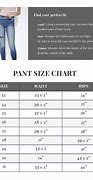 Image result for Men to Women Pant Size Chart