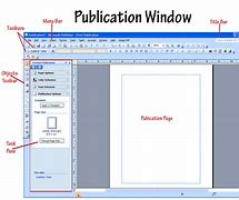 Image result for Microsoft Publisher Window