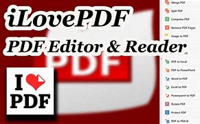Image result for Ilovepdf Edit PDF Online