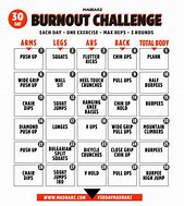 Image result for Workout Challenge 30 Days at Home Wall
