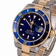 Image result for Rolex Submariner Blue Face Two Tone
