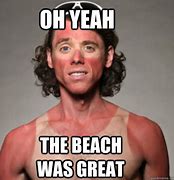 Image result for beach memes burn