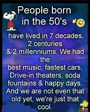 Image result for Born in the 50s