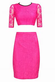 Image result for Hot Pink Lace Skirt