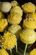 Image result for Yellow Cake Pops