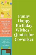 Image result for Humorous Birthday Wishes for CoWorker