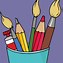 Image result for Art Supplies Clip Art Free