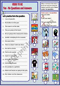 Image result for Grammar Worksheet About Questions with Be