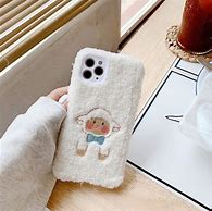 Image result for White Fuzzy iPhone Case