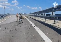 Image result for Kerch Bridge Demolished