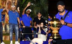 Image result for Mumbai IPL Trophy in Ambani House