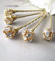 Image result for Rhinestone Pins for Hair