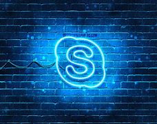 Image result for Skype Neon Logo