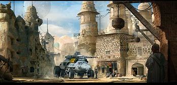 Image result for Sci-Fi Desert City Art