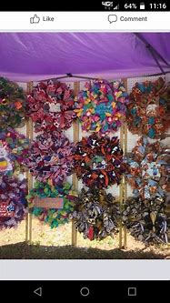 Image result for Craft Show Wreath Display Ideas