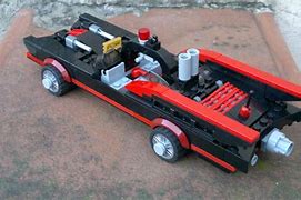 Image result for Adam West Batmobile LEGO Version