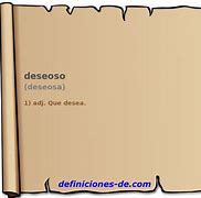 Image result for deseoso