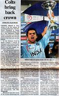 Image result for Cricket National Newspaper