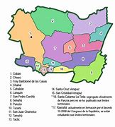 Image result for Mapa Del Departamento De Alta Verapaz