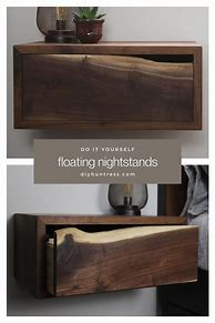 Image result for DIY Floating Night Stand with Hidden Storage