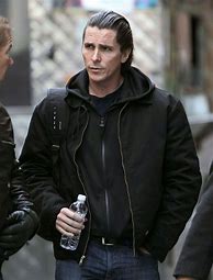 Image result for Christian Bale Slicked Back Hair