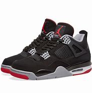 Image result for Jordan 4S Black and Red
