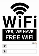 Image result for Free Printable Wifi Password Signs