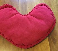 Image result for Fleece Heart Pillow