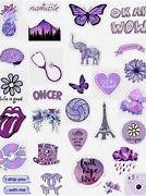 Image result for Aesthetic Phone Stickers Printable Purple