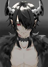 Image result for Anime Boy Black Hair Demon