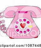 Image result for Pink Rotary Phone Clip Art