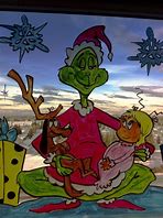 Image result for Grinch Window Painting