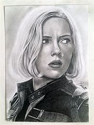 Image result for Black Widow Face Drawing