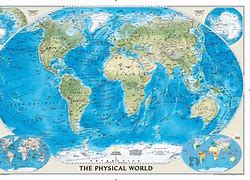 Image result for Large Wall World Map Physical