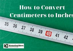 Image result for Convert 19 Cm into Inches