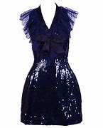 Image result for Chanel Navy Blue Dress