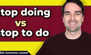 Image result for Stop to Do Stop Doing