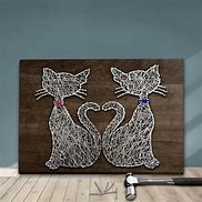 Image result for Cat String Art