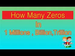 Image result for Whats After Trillion